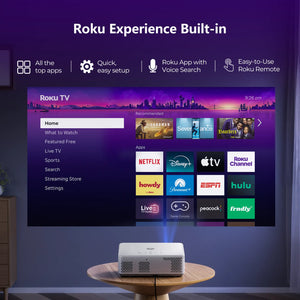 VANKYO Leisure L570S Roku TV Smart Projector