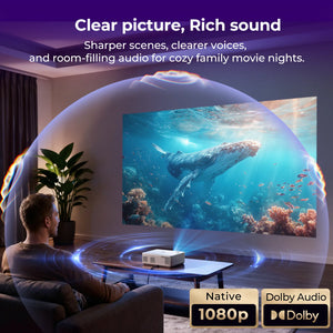 VANKYO Leisure L570S Roku TV Smart Projector