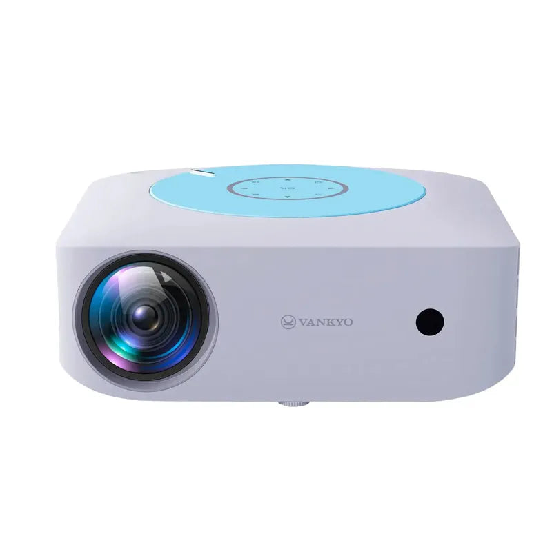 VANKYO Leisure E30TBS 1080P WiFi Projector with Screen – White/Blue