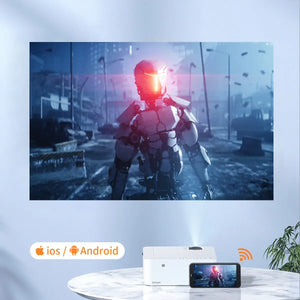 VANKYO Leisure 470 Pro Native 1080P Wireless Single LCD Mini Projector - White