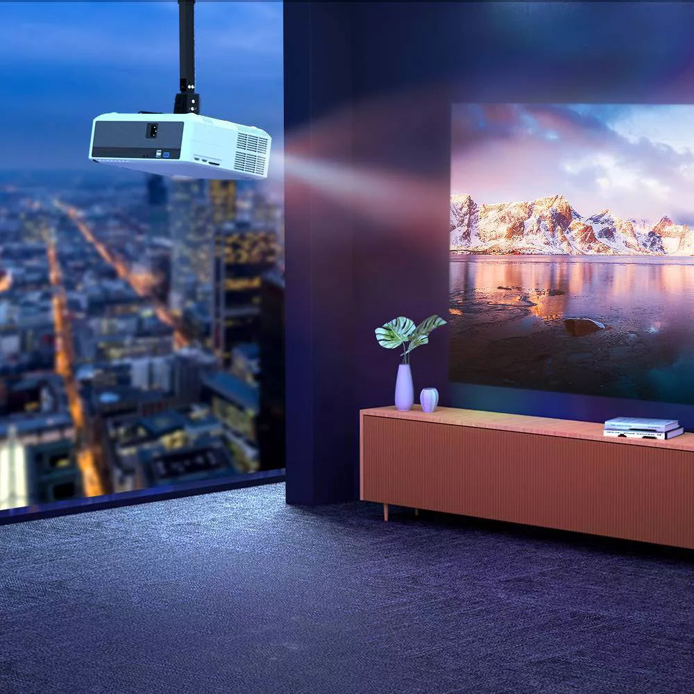 VANKYO Performance V630W Native 1080P Projector with Screen
