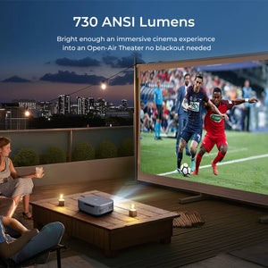 VANKYO Performance V700G Pro Google TV Smart Projector with 120" Projector Screen