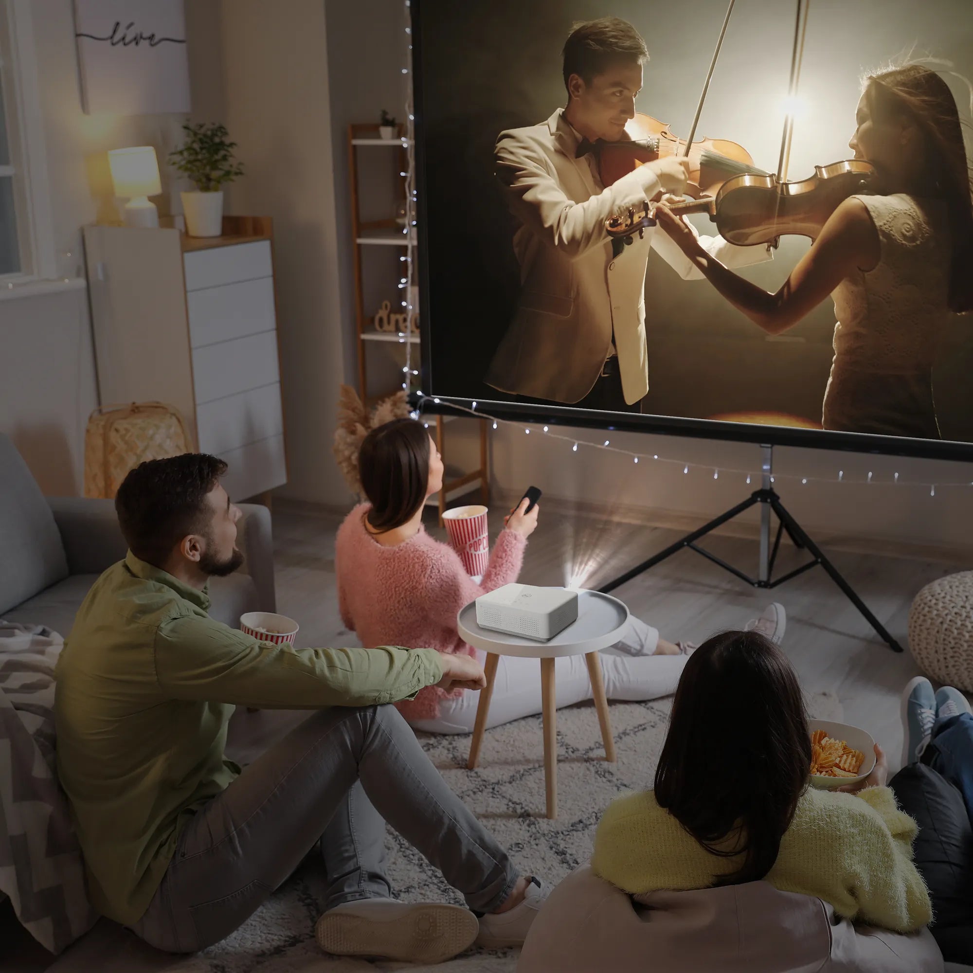 Vankyo 570D Projector with Immersive Audio for Home Theater