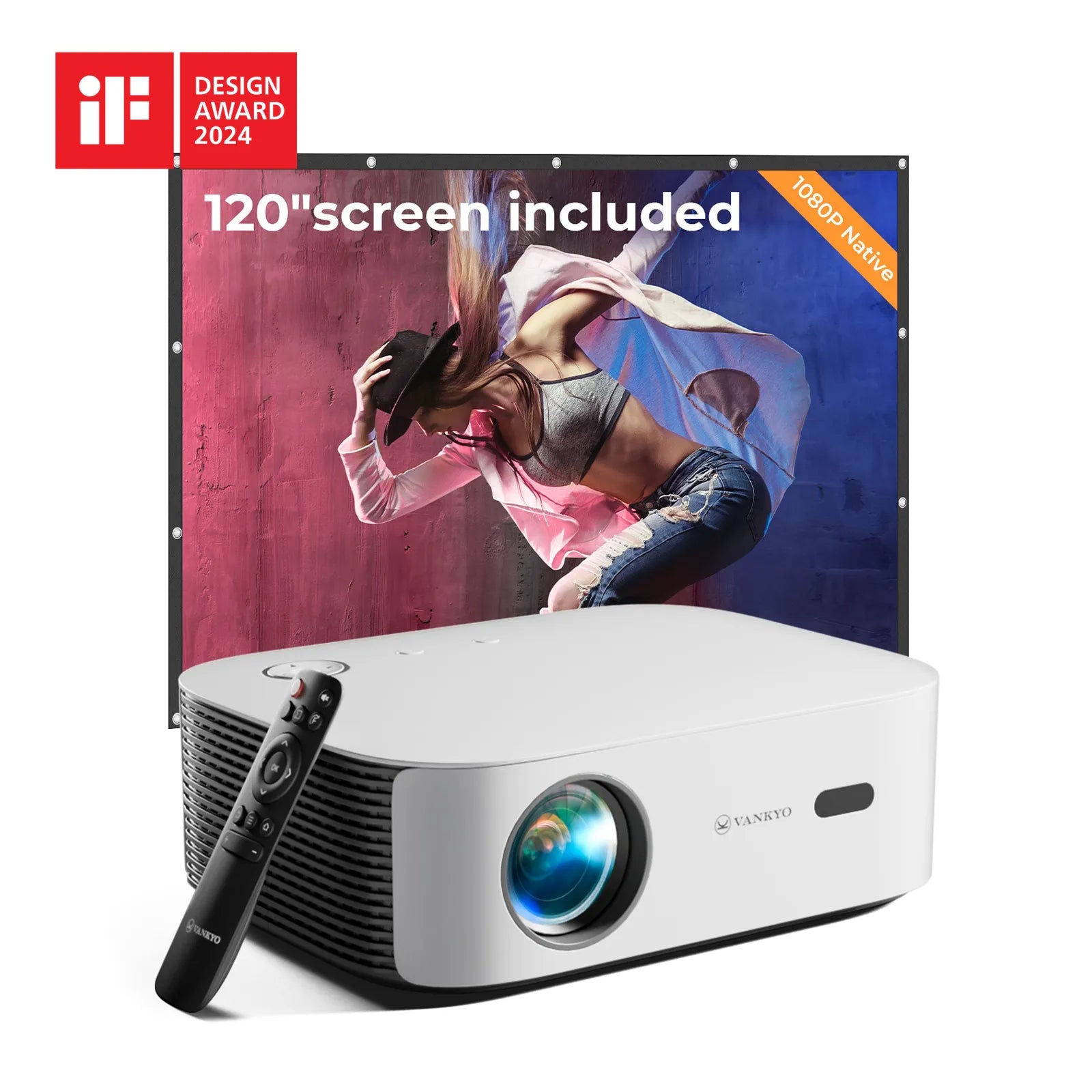 VANKYO Performance V700W Projector with 120