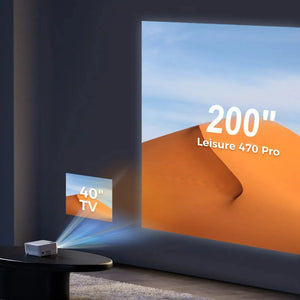 VANKYO Leisure 470 Pro Native 1080P Wireless Single LCD Mini Projector - White