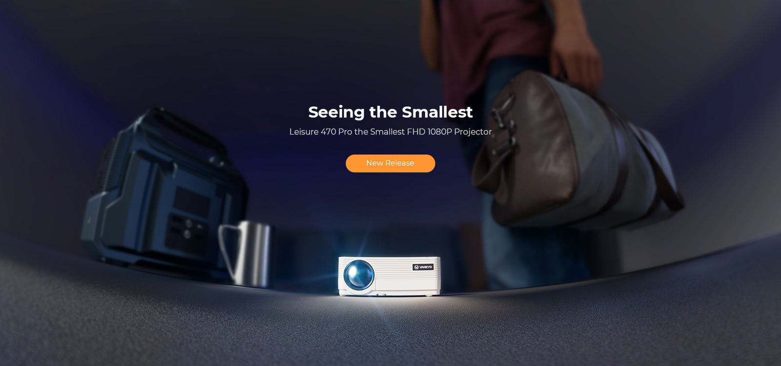 Lesiure 470 Pro the Smallest FHD 1080P Projector