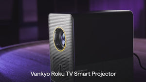 VANKYO Performance H500R Roku TV Smart Projector Video