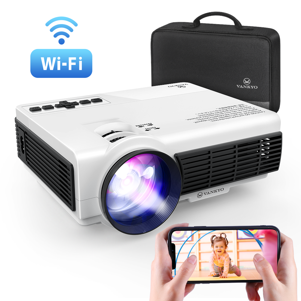 VANKYO Leisure 3W PRO Portable Advanced Wireless Mini Projector for Home and Sewing