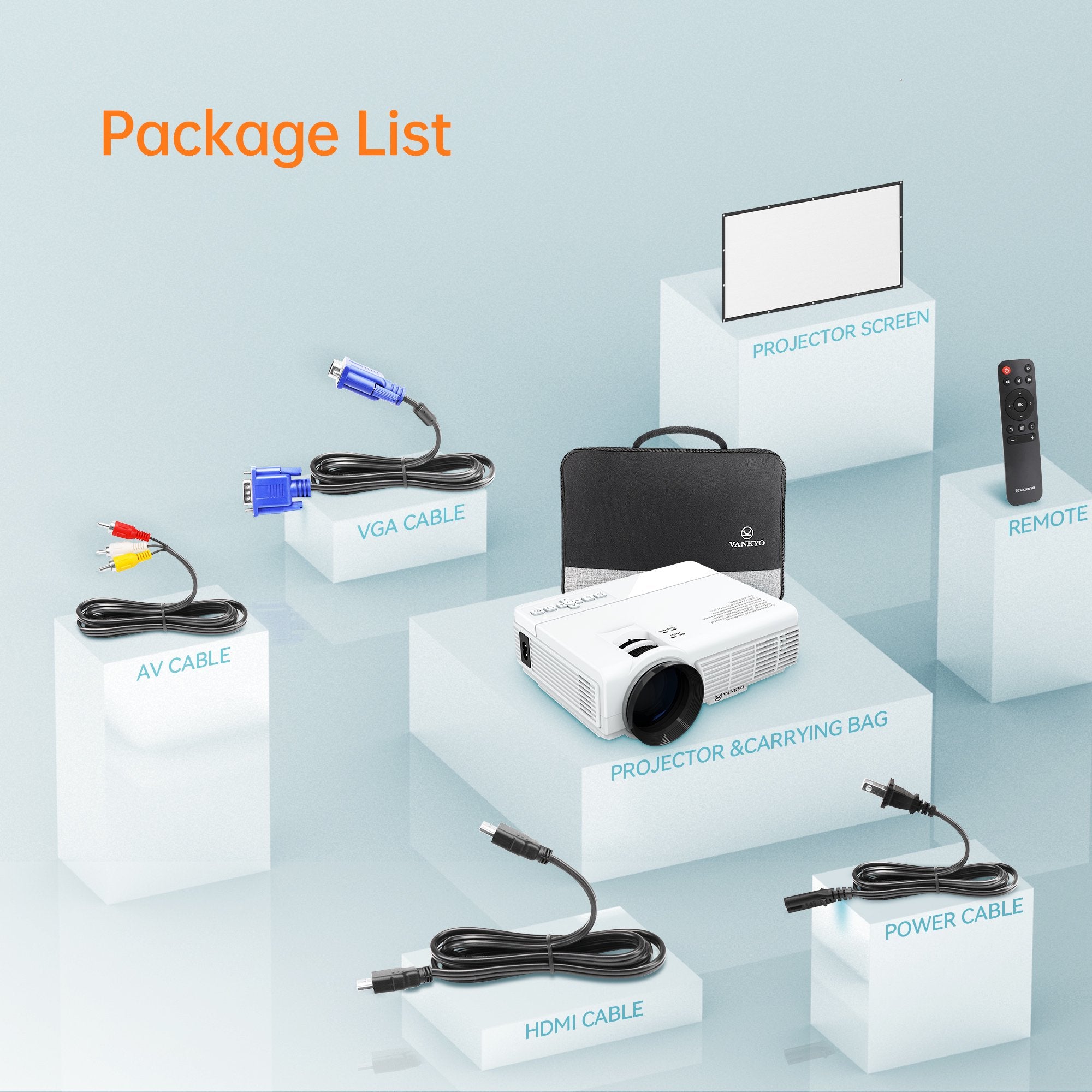 VANKYO Leisure 3 Pro 720P Portable Projector