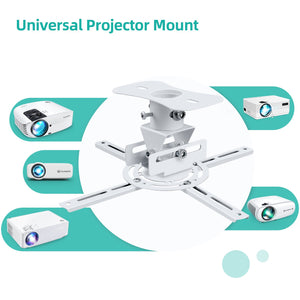 VANKYO Projector Ceiling Mount with Adjustable Angle & Extending Arms, Compatible with Performance V630W, Leisure 470