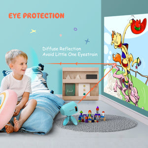 VANKYO Miracle 110 Portable Projector, 1080P Supported, Ideal for Kids Present, Cartoon, Movie Games, Home Theater