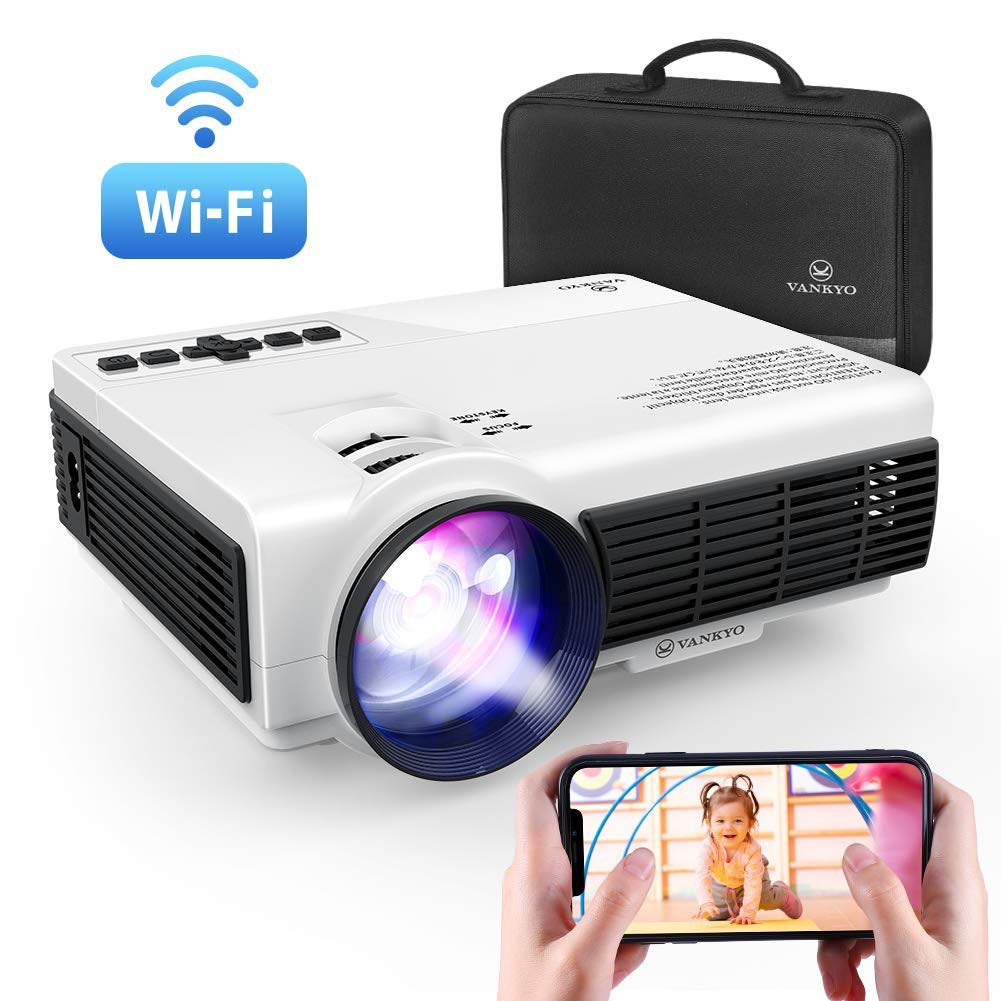 VANKYO Leisure 3W Mini Projector with Synchronize Smartphone Screen, Supports 1080P, Compatible with TV Stick, PS4, HDMI