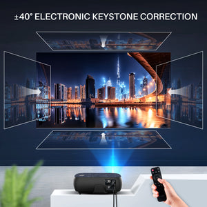 VANKYO Performance V610 Native 1080P LED Projector, Compatible with Smartphone, TV Stick, HDMI, SD, AV, VGA, USB for PowerPoint