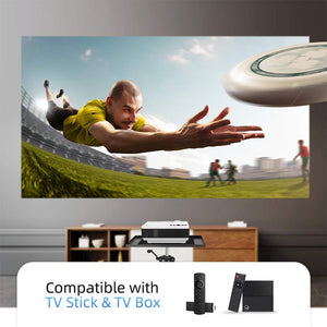VANKYO Leisure 3W Mini Projector with Synchronize Smartphone Screen, Supports 1080P, Compatible with TV Stick, PS4, HDMI