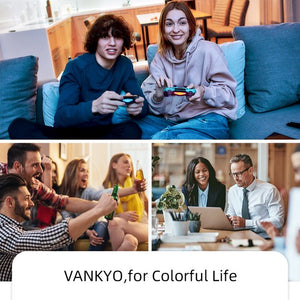 VANKYO Mini Projector with Synchronize Smartphone Screen, Portable WiFi Projector Supports 1080P for iOS/Android Devices, Compatible with TV Stick, PS4, HDMI for Home & Outdoor