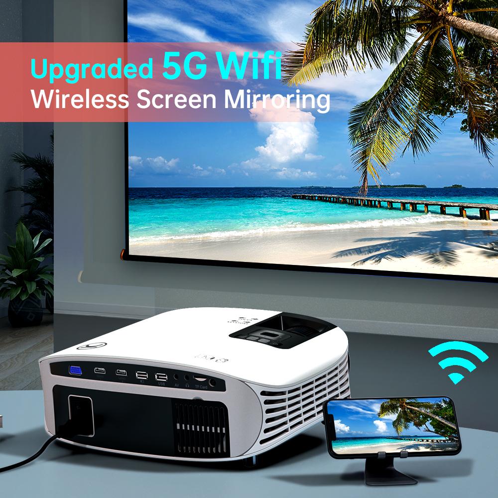 VANKYO Leisure 510PW Native 1080P Projector, 5G WiFi Movie Projector projector VANKYO 