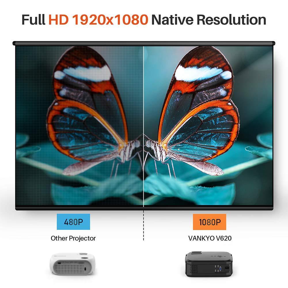 VANKYO Performance V620 Native 1080P Projector (Gray) - VANKYO