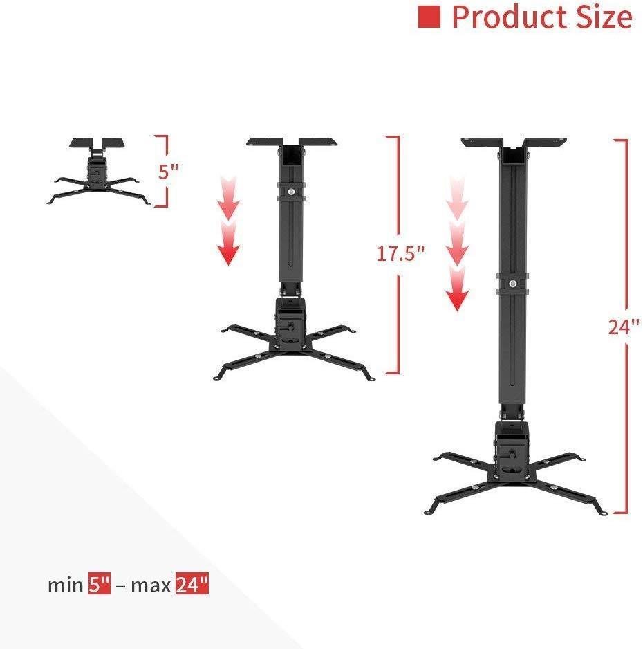 VANKYO Universal Projector Ceiling Mount Wall Bracket Holder - VANKYO